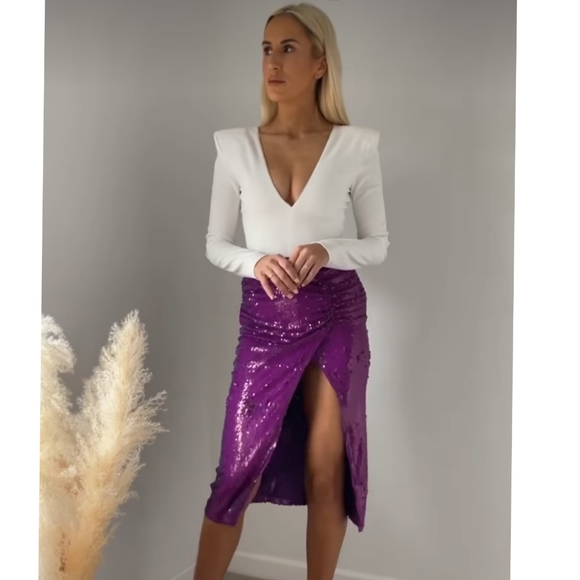 Zara sequin skirt - Picture 3 of 16